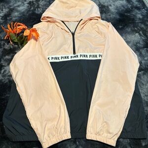 VS/PINK Quarter Zip Windbreaker!!!